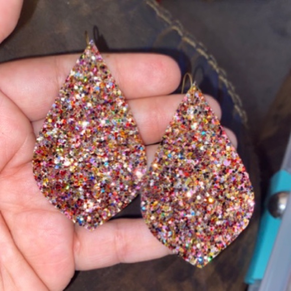 Faux Leather Earrings